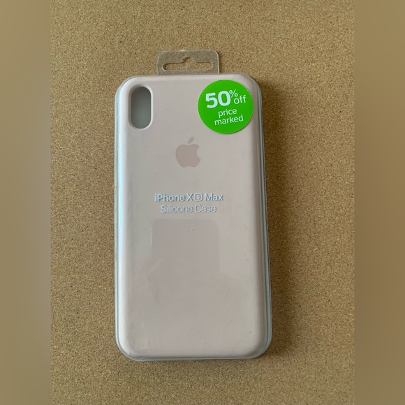 Apple iPhone Pink Sand XS Max Silicone Case - Picture 1 of 4